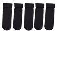 thumbnail image 1 of CYSFASHION 5Piece Socks for Women Knitting Everyday Athletic Fleece Funny Unisex Womens Socks Black, 1 of 4