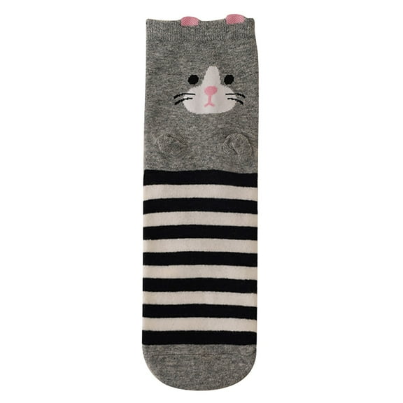 CYSFASHION Ankle Socks for Women Cotton Cushioned Comfort Lightweight Cute Ankle No Show Socks Grey