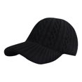 thumbnail image 1 of CYSFASHION Baseball Cap for Men Cotton Sun Visor Casual Fleece Cozy Cold Weather Women's Hats & Caps Black, 1 of 9