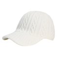 thumbnail image 1 of CYSFASHION Baseball Cap for Women Wool Sun Visor Knit Fleece Lined Soft Fall Fashion Men's Hats & Caps White, 1 of 7