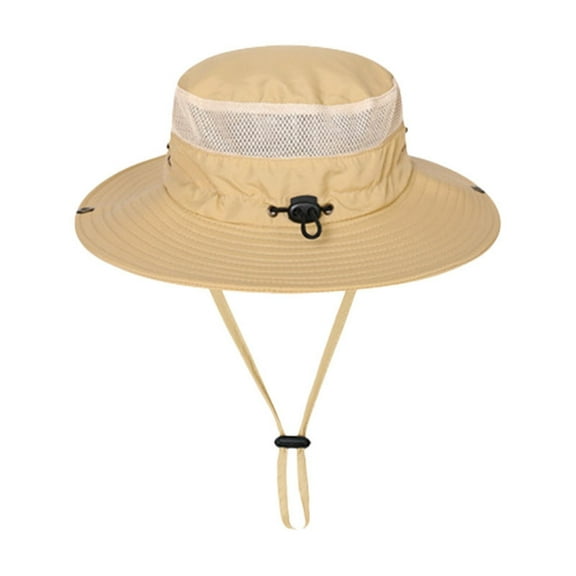 CYSFASHION Bucket Hats for Woman Trendy Queen Sunhat Women Cute Cotton Beach Hat Fall Fashion Foldable Fishing Cap Khaki