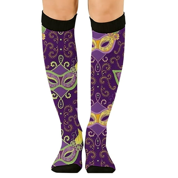 CYSFASHION Carnival Socks for Women Cute Springs Ankle Cozy Funny Unisex Womens Socks Black