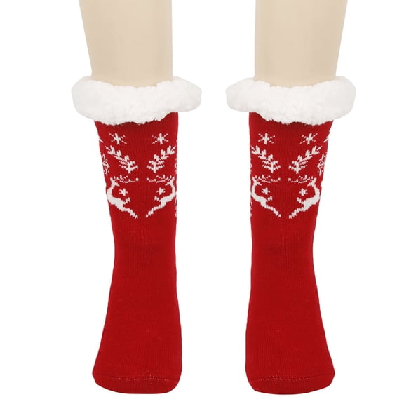 CYSFASHION Christmas Gift Ankle Socks for Women Fall Fashion Must Haves Ruffle Socks Breathable Cotton Toe Seamed Women's Socks Red