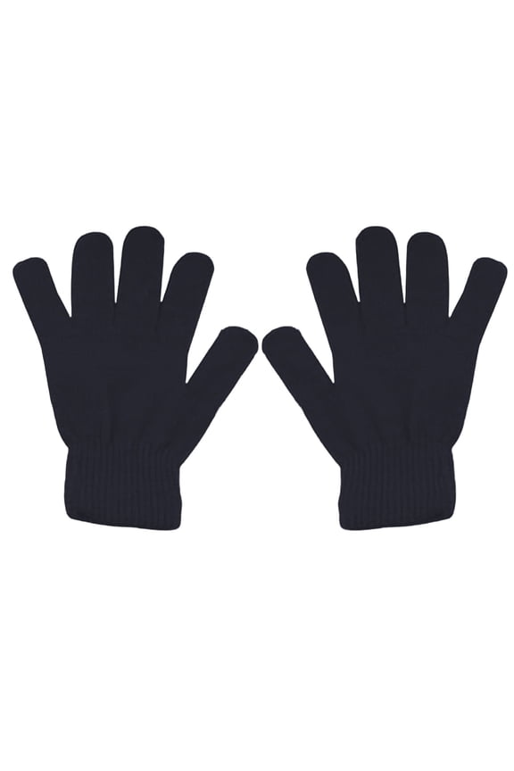 Christmas Gifts 2 Pcs Compression Gloves Touch Screen Fitness Ski Wool Liner Touchscreen Gloves Winter Black