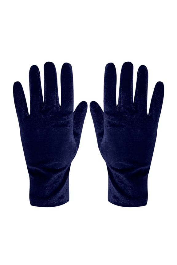Christmas Gifts Compression Gloves Thermal Soft Strecty Wool Liner Man Gloves Winter Blue