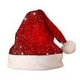 thumbnail image 1 of CYSFASHION Christmas Gifts For Teens Santa Hat New Year Fur Adult Or Kids Plush Beanie Festive Decorations Party Supplies Hot Pink, 1 of 3