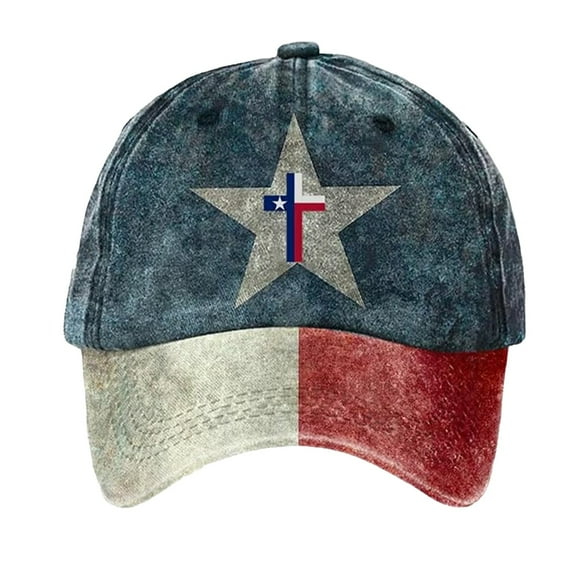 CYSFASHION Dad Hat Unisex Goft Cotton Workout Vintage Cute Baseball Cap for Women American Flag Dark Blue