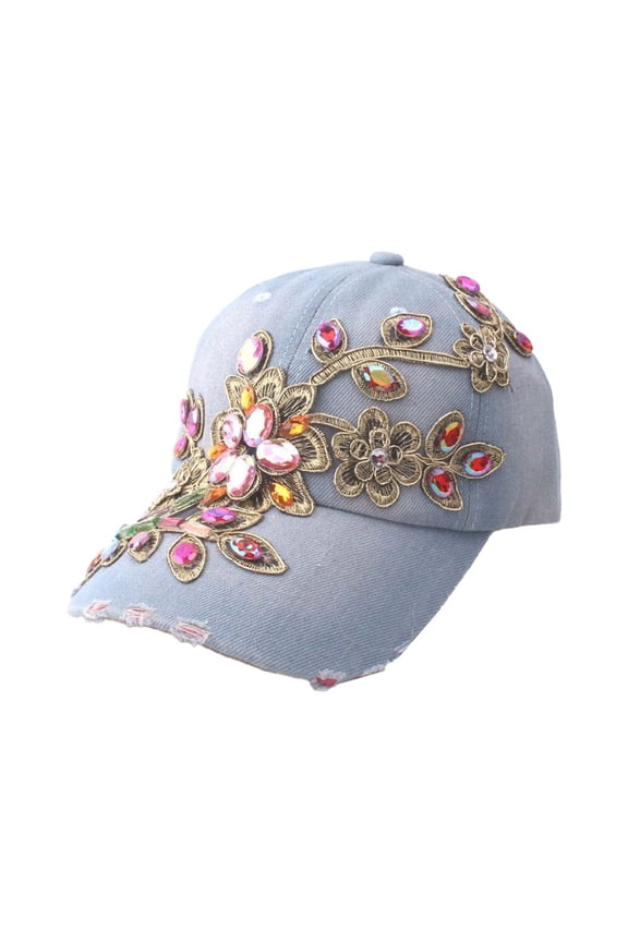 Dad Hat Unisex Goft Cotton Workout Vintage Cute Baseball Cap for Women Flowy Light Blue