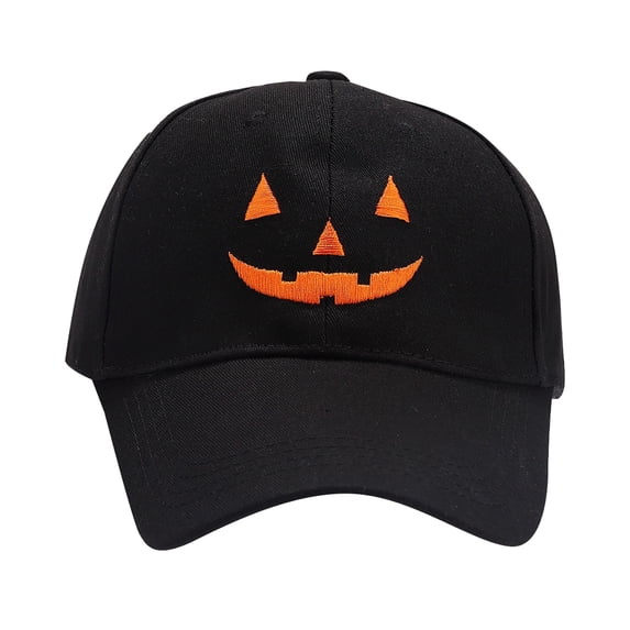 CYSFASHION Dad Hat Unisex Goft Cotton Workout Vintage Cute Baseball Cap for Women Halloween Printed Black