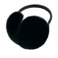 thumbnail image 1 of CYSFASHION Ear Muffs for Women Plush Soft Fluffy Cover Adjustable Foldable Warmers Furry Earmuffs Black, 1 of 3