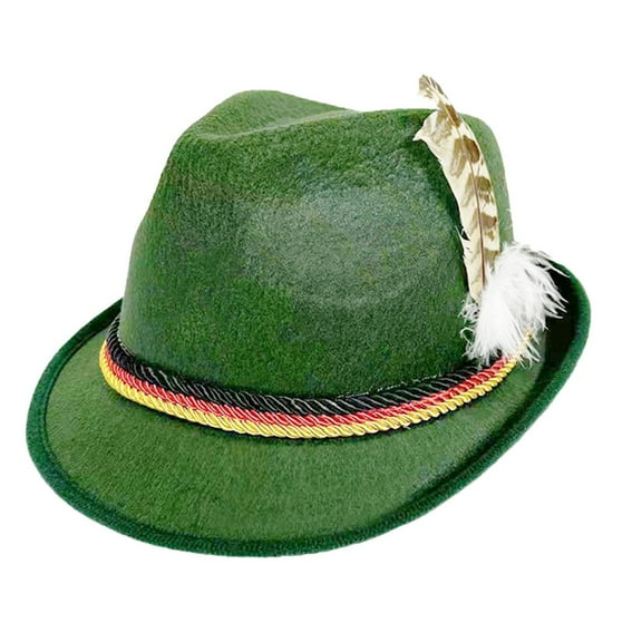 CYSFASHION Fedora Hats for Women Retro Classic Soft Panama Short Brim Elegant Bucket Hat Blackish Green