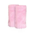 thumbnail image 1 of CYSFASHION Furry Boots for Women Faux Fur Leg Warmers Fluffy Fall Fashion Must Haves Fuzzy Boot Light Pink, 1 of 7