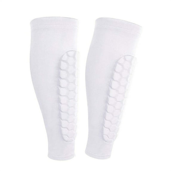 CYSFASHION Knee Brace for Women Collision Protection Compression Football Impact GYM Knee Sleeve White