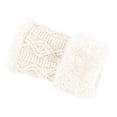 thumbnail image 1 of CYSFASHION Mittens for Women Tocuh Screen Weight Lifting Stretchy Wool Cold Weather Warm Knit Winter Gloves White, 1 of 3