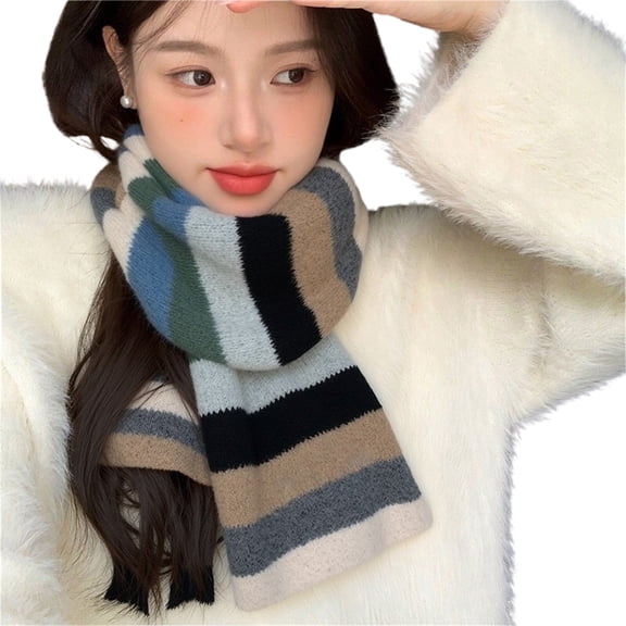 CYSFASHION Shawl Wraps for Women Luxurious Neckwear Unisex Wrap Fashion Winter Womens Scarves Blackish Green