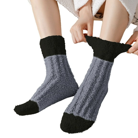 CYSFASHION Socks for Women GYM Cozy Lightweight Cotton Casual Womens Socks Dark Gray
