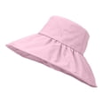 thumbnail image 1 of CYSFASHION Sun Hats for Women Outdoor Floppy Foldable Beach Breathable Wide Brim Sun Hat Pink, 1 of 4