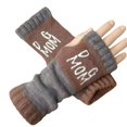 thumbnail image 1 of CYSFASHION Winter Gloves Men Fall Fashion Must Have Fitness Fleece Letter Unisex Compression Gloves Khaki, 1 of 3