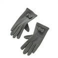 thumbnail image 1 of CYSFASHION Winter Gloves for Women Full Finger Winter Fleece Lining Compression Gloves Grey, 1 of 3