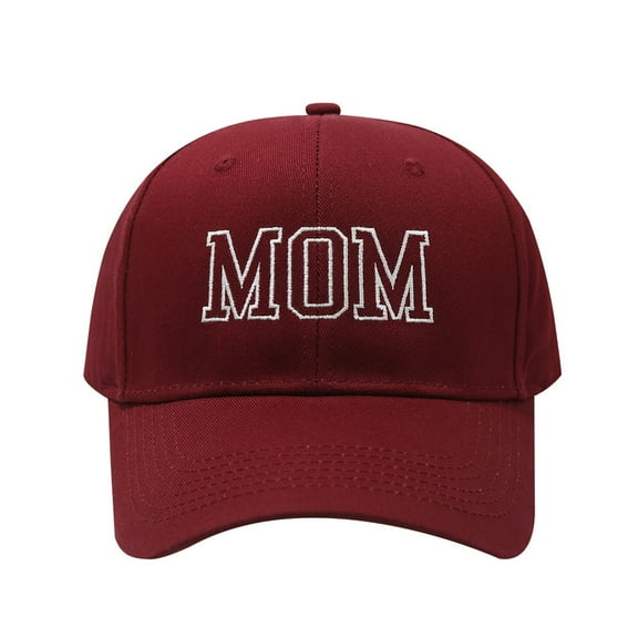 CYSFASHION Womens Baseball Cap Low Profile Tennis Adjustable Sports Trendy Washed Dad Hat Red