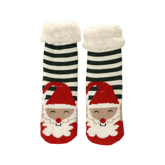 CYSFASHION Womens Socks Fuzzy Cozy Crew Impact Womens Fall Fashion 2025 Soft Christmas Gifts Compression Socks Black