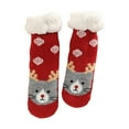 thumbnail image 1 of CYSFASHION Womens Socks Fuzzy Cozy Crew Impact Womens Fall Fashion 2025 Soft Christmas Gifts Compression Socks Red, 1 of 9