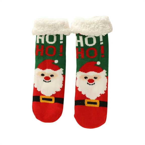 CYSFASHION Womens Socks Fuzzy Warm Crew Sleeping Womens Fall Fashion 2025 Soft Christmas Gifts Compression Socks Blackish Green