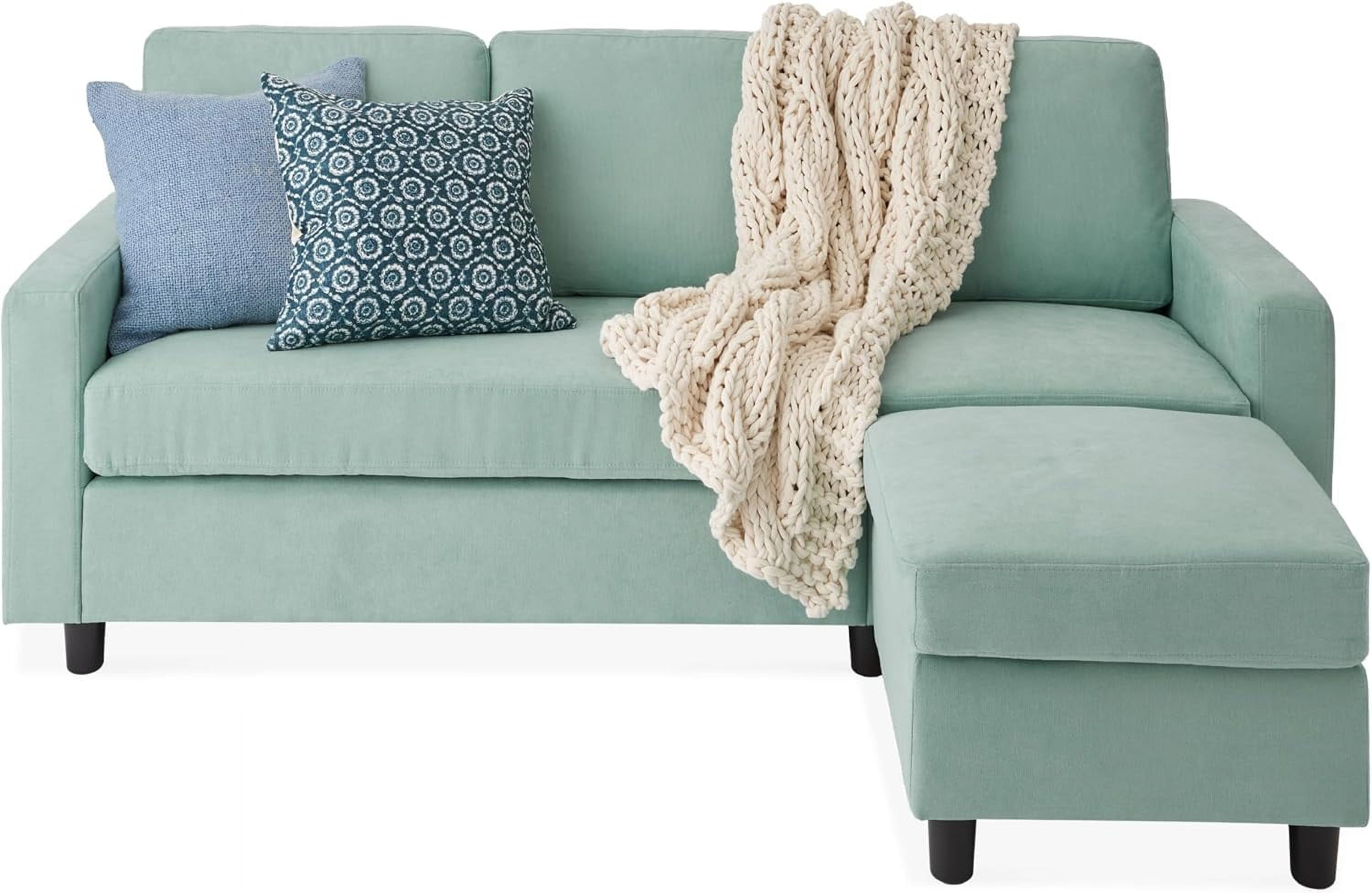 CYTROP Upholstered Sectional Sofa for Home, Apartment, Dorm, Bonus Room ...