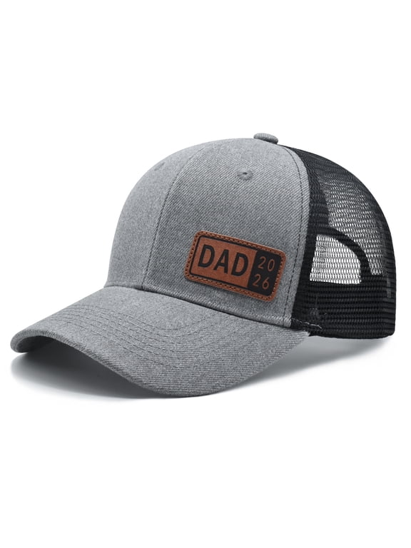 Dad Est 2026 Hat for Men, 1st Time Dad to be Gifts, First Fathers Day Birthday New Dads Gift from Wife