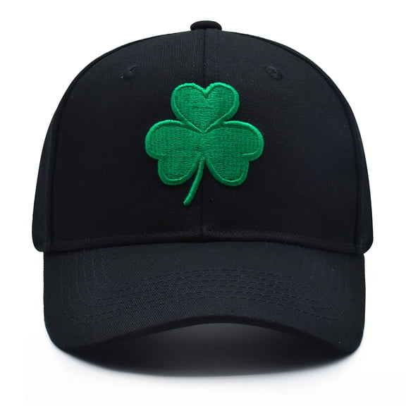 CYYFXKA St Patricks Day Hat for Men & Women, Classic Shamrock Embroidery Adjustable Baseball Cap, Irish Party Gifts Idea Accessories