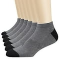 thumbnail image 1 of CYYOLLPF Ankle Socks Thick Socks Fishnet Ankle Sock No Show Socks Short Socks Tube Socks Thin Socks Women Running Socks for Women Transparent Socks Quarter Socks Men Gray One Size, 1 of 3