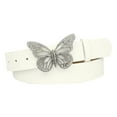 thumbnail image 1 of CYYOLLPF Belts for Women Plus Size Belt Thin Waist Belt Straw Belts for Women Boho Belt Rope Belt Chain Belt Western Belts for Woman Waist Belt Chain Belts for Women Wrap Belt White One Size, 1 of 3