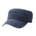 thumbnail image 1 of CYYOLLPF Flat Top Hat Hiking Hat Baseball Hat Visor Hat Plain Trucker Hat Trucker Cap Baseball Cap Camping Hat Vintage Baseball Cap Flat Cap for Women Hats for Men Golf Hat Navy One Size, 1 of 4