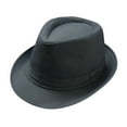 thumbnail image 1 of CYYOLLPF Panama Hat Elegant Straw Hat Travel Beach Hat French Retro Topper Bowler Hat Bow-tie Bucket Hat Foldable Beach Hat Sunscreen Sun Hat Straw Hat Wide Brim Hat Gray One Size, 1 of 3