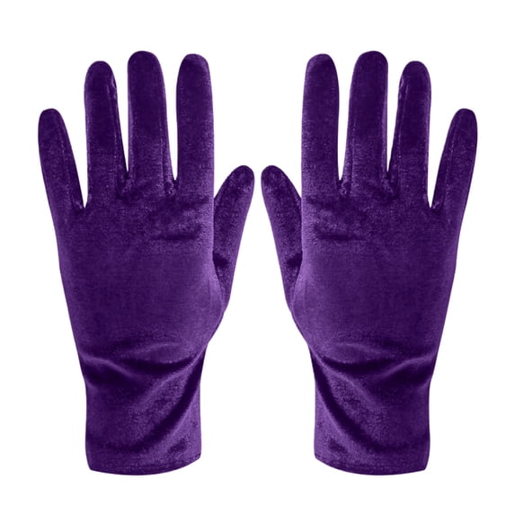 CYYOLLPF Warm Gloves for Women Running Gloves Women Warm Gloves Thermal Gloves for Women Cute Gloves Wrist Length Gloves Fur Gloves Snow Gloves Women Fleece Lined Gloves Purple One Size