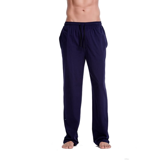 CYZ Men's 100% Cotton Jersey Knit Pajama Pants/Lounge Pants With Drawstring