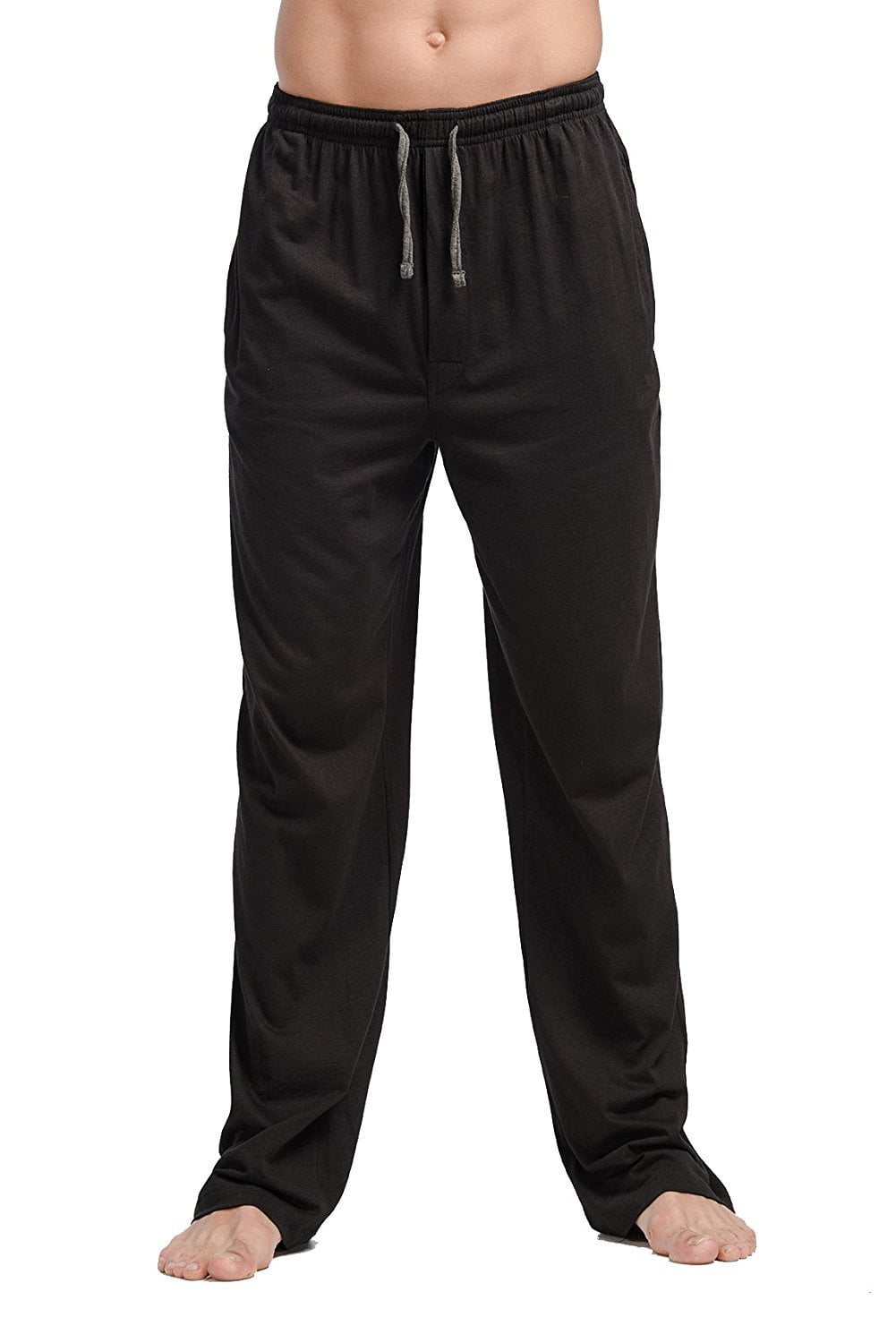 CYZ Men s 100 Cotton Jersey Knit Pajama Pants Lounge Pants With Drawstring Walmart