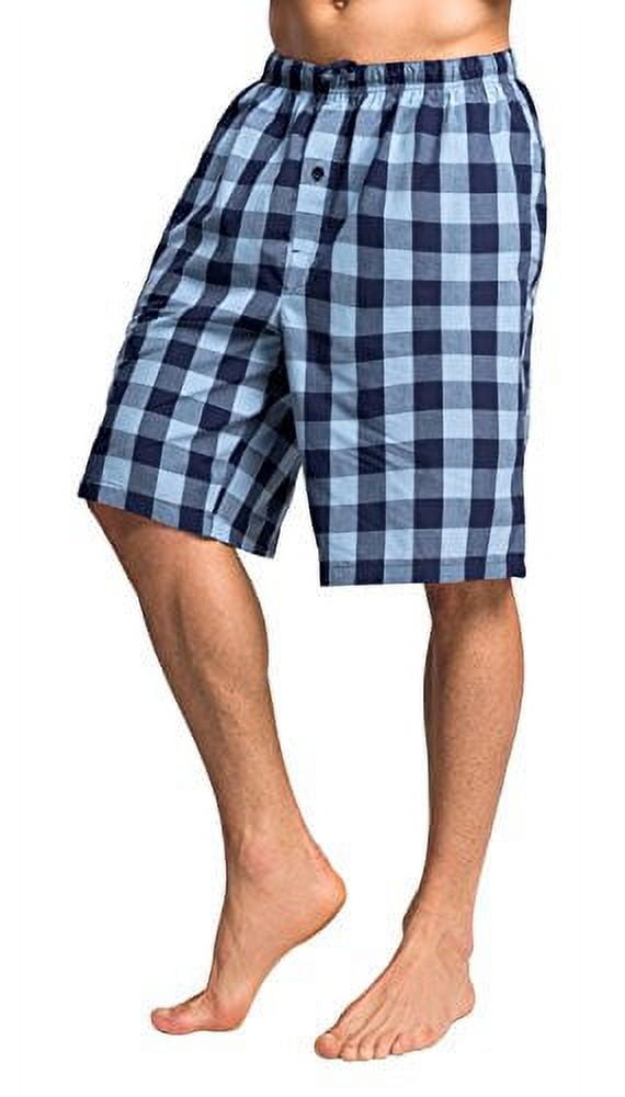 Cyz Mens 100 Cotton Plaid Poplin Woven Loungesleep Shorts F1710 Xl 9114