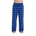 thumbnail image 1 of CYZ Men's 100% Cotton Super Soft Flannel Plaid Pajama Pants-BlueGingham-S, 1 of 2