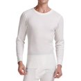thumbnail image 1 of CYZ Men's Thermal Long Sleeve Crew Top-Natural-XL, 1 of 2