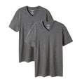 thumbnail image 1 of CYZ Mens 2-PK Cotton Stretch V-Neck Fitted T-Shirt, 1 of 1