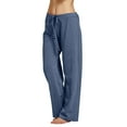 thumbnail image 1 of CYZ Women's Casual Stretch Cotton Pajama Pants Simple Lounge Pants, 1 of 3