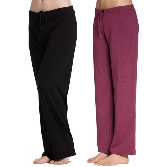 CYZ Women's Casual Stretch Cotton Pajama Pants Simple Lounge Pants