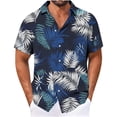 thumbnail image 1 of CYiJun Button Down Shirts for Men Short Sleeve Casual Shirts Beach Summer Wedding Shirt, 1 of 4