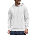 thumbnail image 1 of CYiJun Corduroy Hoodies for Men Long Sleeve Essentials Hoodie Casual Breathable Soft Sweatshirts,Size 4XL, 1 of 6