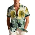 thumbnail image 1 of CYiJun George Button Down Shirts for Men Beach Summer Wedding Hawaiian Short Sleeve Shirts, 1 of 9