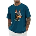 thumbnail image 1 of CYiJun George Graphic Tee for Men Summer Classic Everyday Soft Comfortable T Shirt, 1 of 5