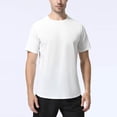 thumbnail image 1 of CYiJun Mens T Shirts,Crew Neck Breathable Quick-Dry Short Sleeve Tops, Lightweight Gym Tee, 1 of 7