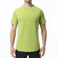 thumbnail image 1 of CYiJun Mens T Shirts,Crew Neck Breathable Quick-Dry Short Sleeve Tops, Lightweight Gym Tee, 1 of 8