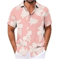 thumbnail image 1 of CYiJun Mens and Big Mens Summer Hawaiian Shirt Short Sleeve Beach Tropical Button Down Shirt, 1 of 4